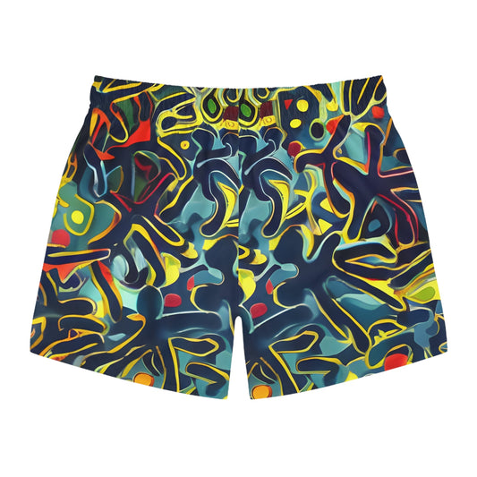 BKS Marker Glow™ Swim Trunks Printify bakabo.club