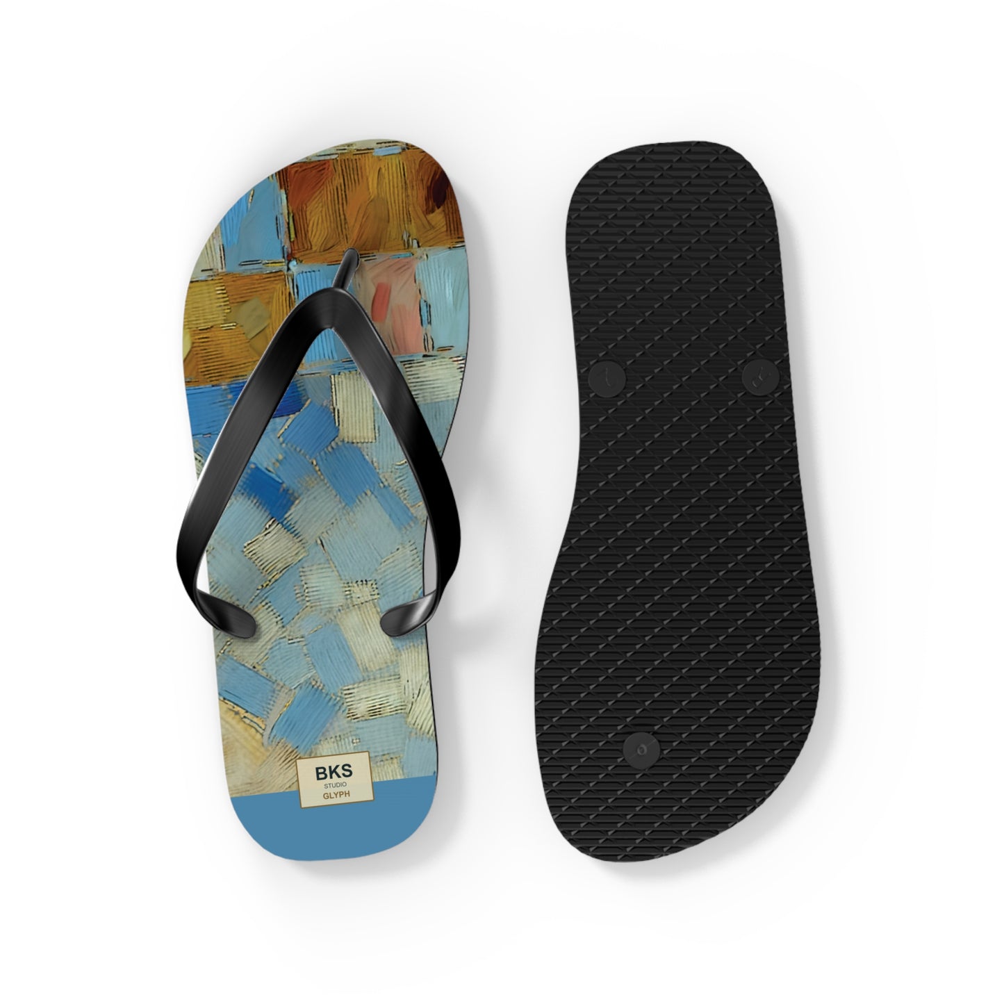 BKS Glyph Mosaic Tile™ Flip Flops