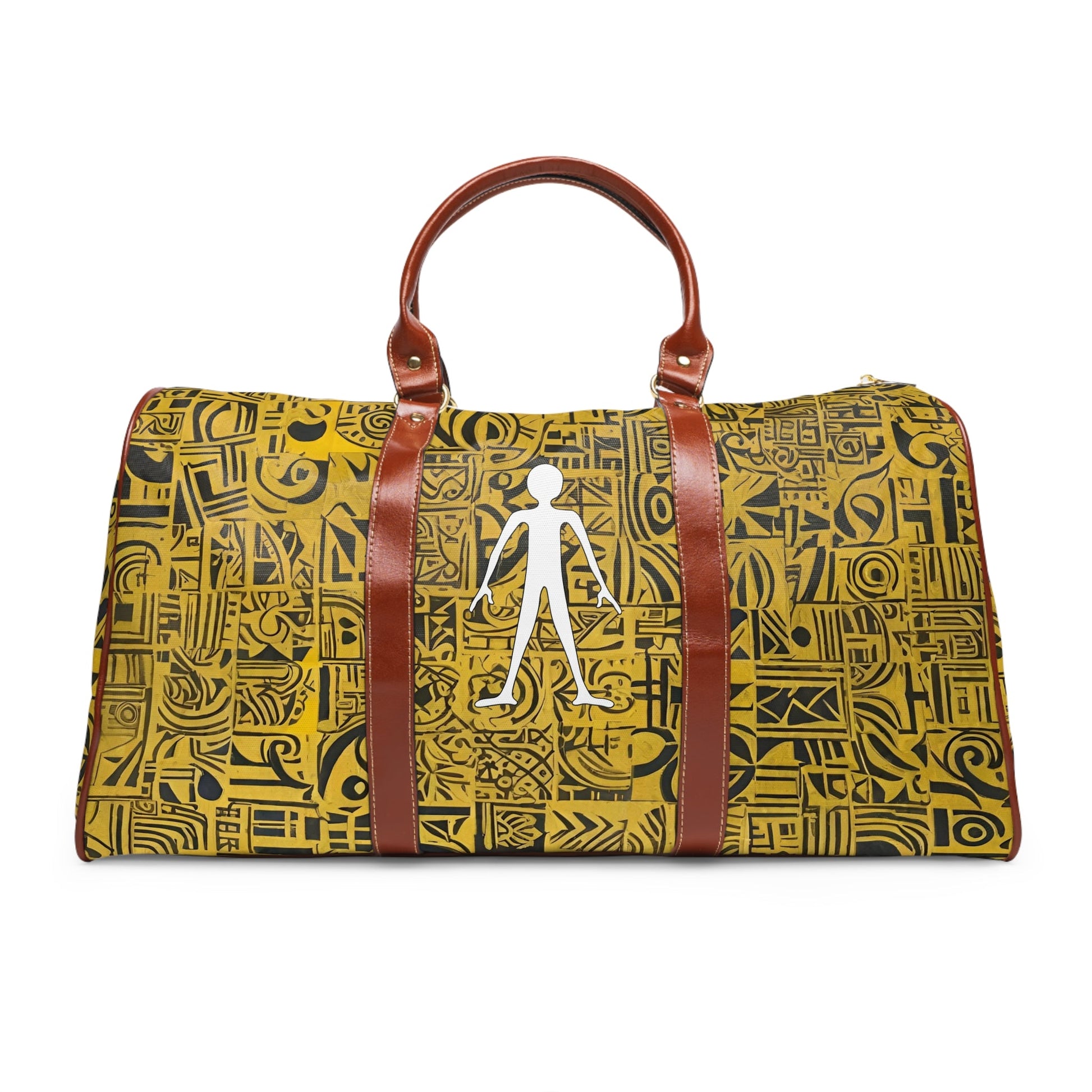 BKS Glyph Gold™ Travel Bag Printify bakabo.club