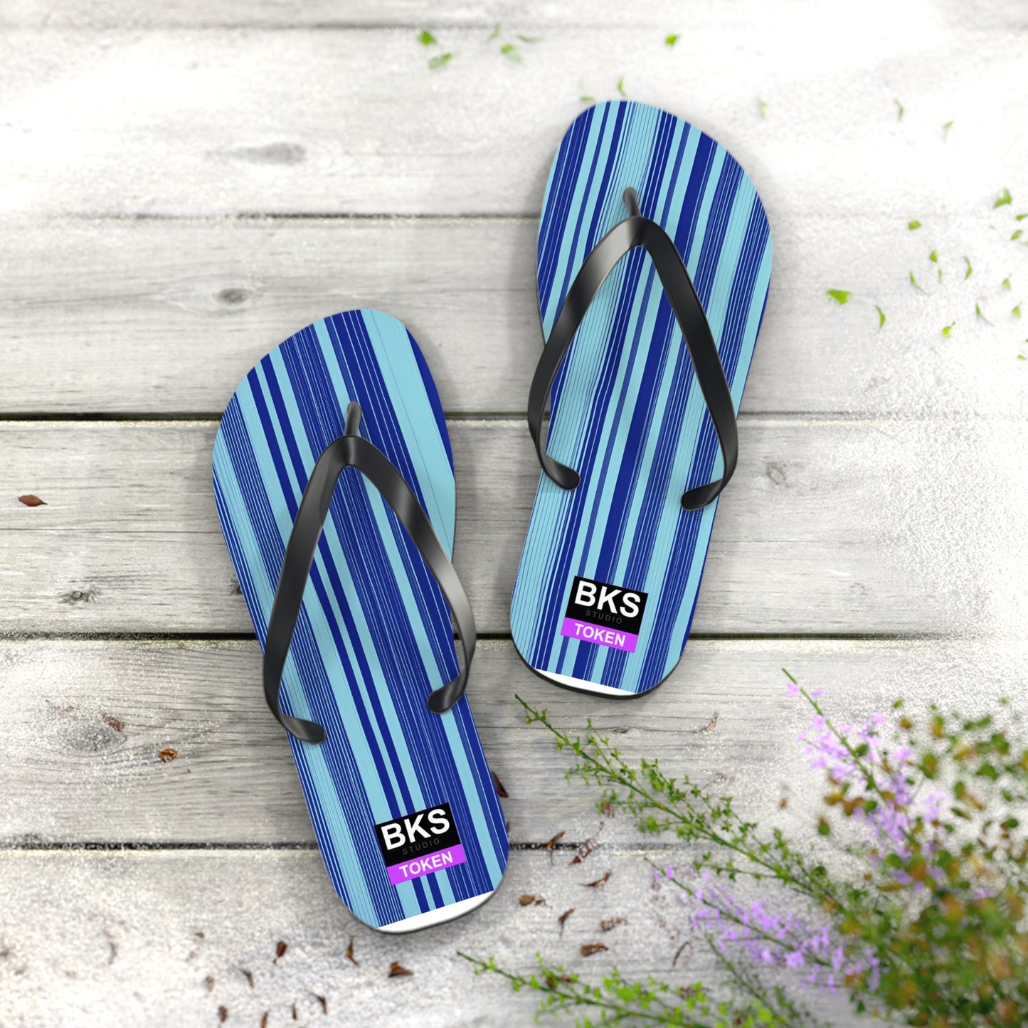 BKS Token Noir™ Flip Flops