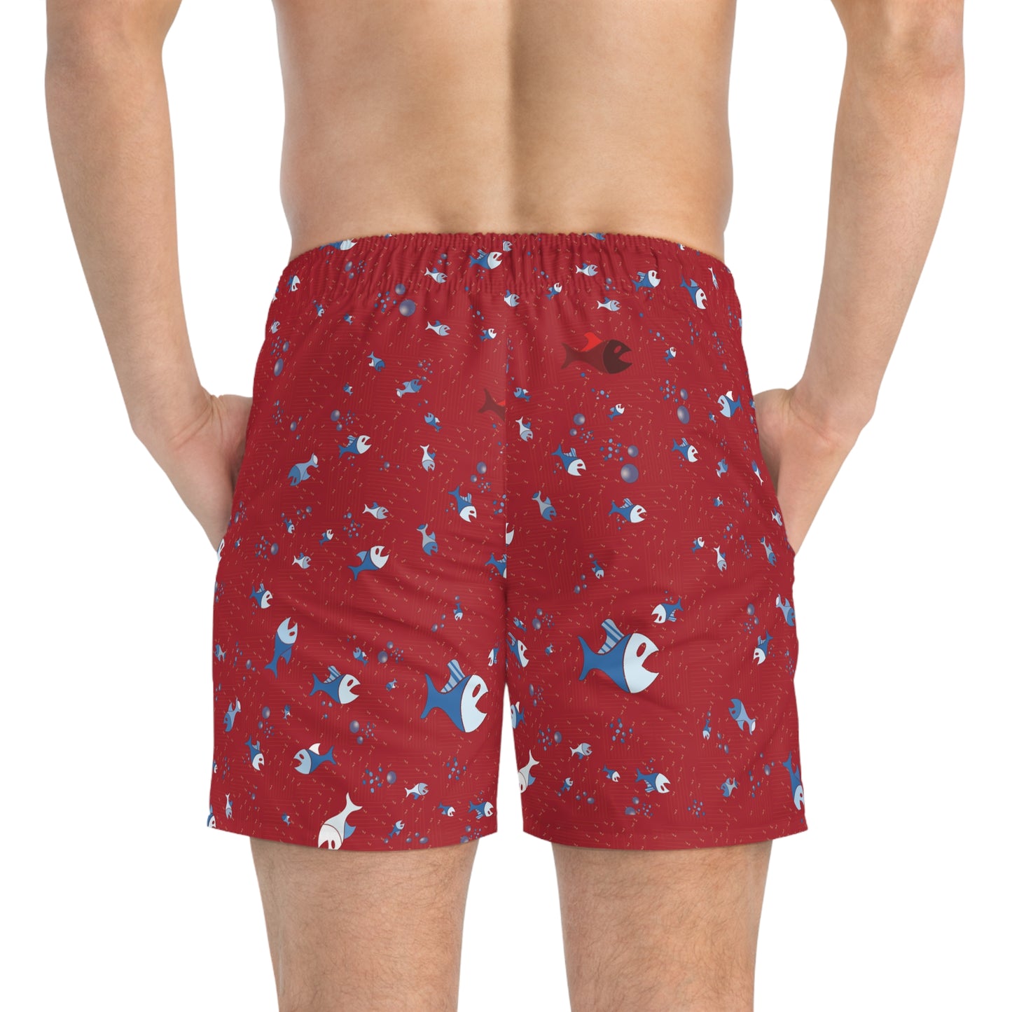 Acqua Red (BKS)🐠Swim Trunks