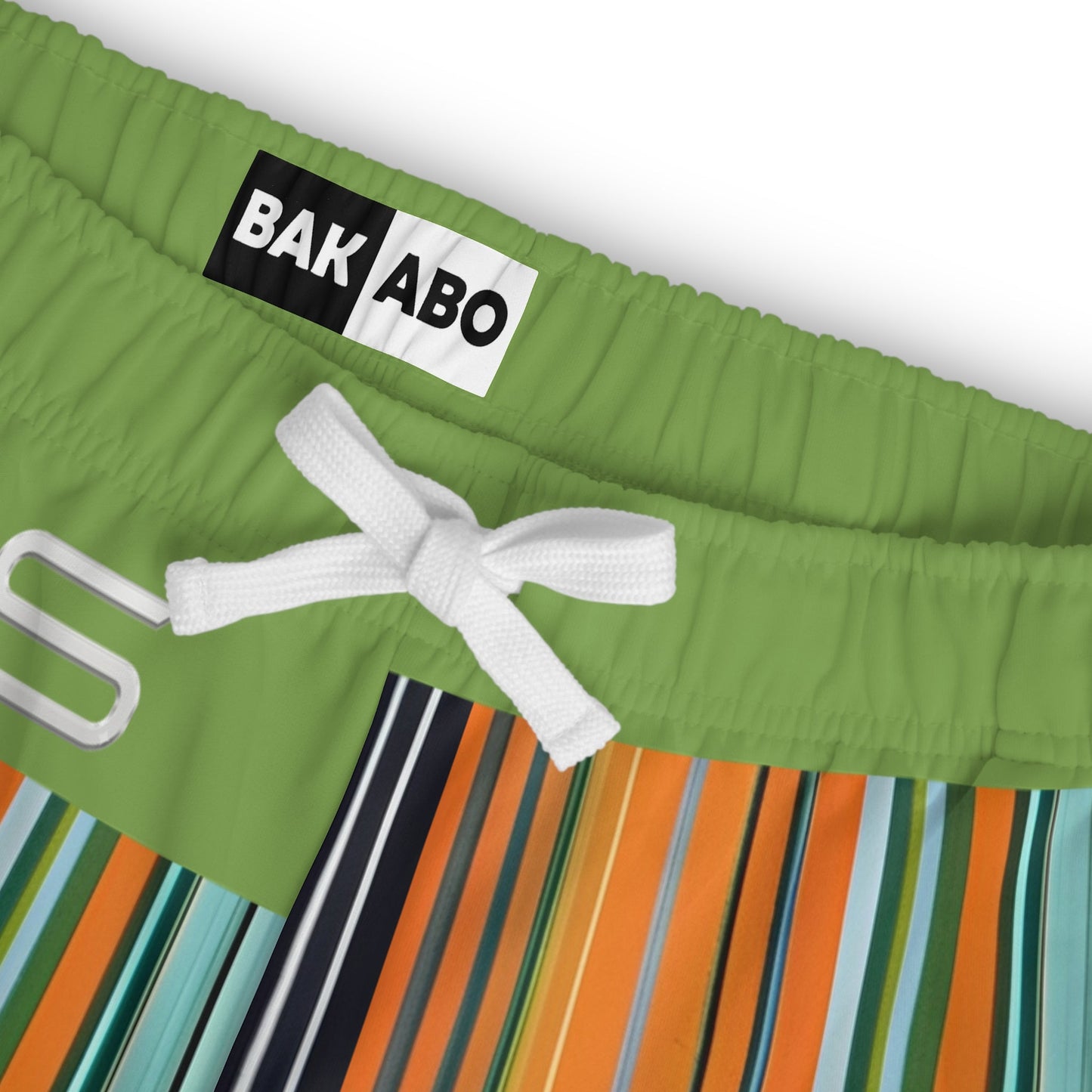 BKS Athletic Long Shorts— Green & Orange Performance Printify bakabo.club