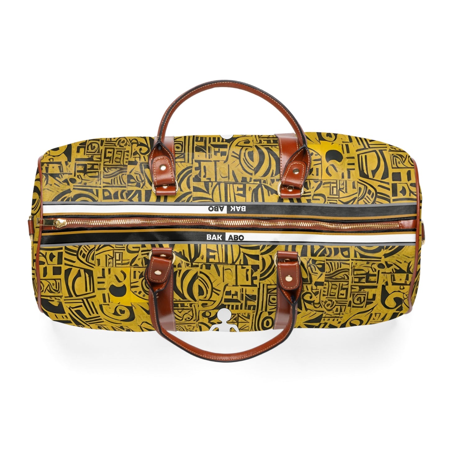 BKS Glyph Gold™ Travel Bag Printify bakabo.club