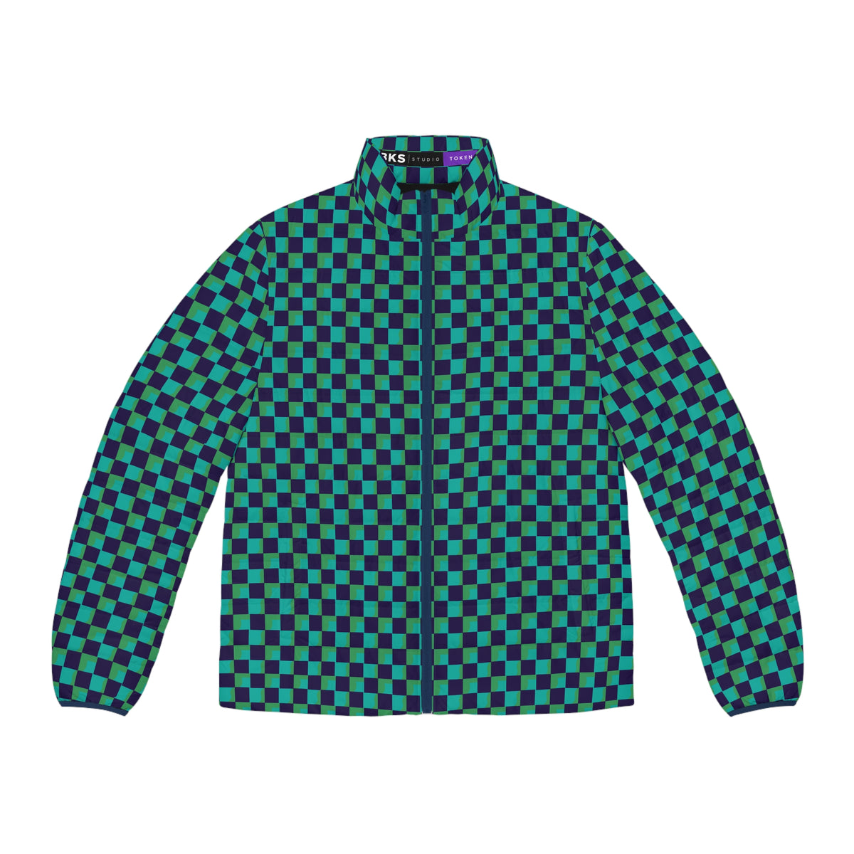 BKS Token Checkerboard Green™ Puffer Jacket