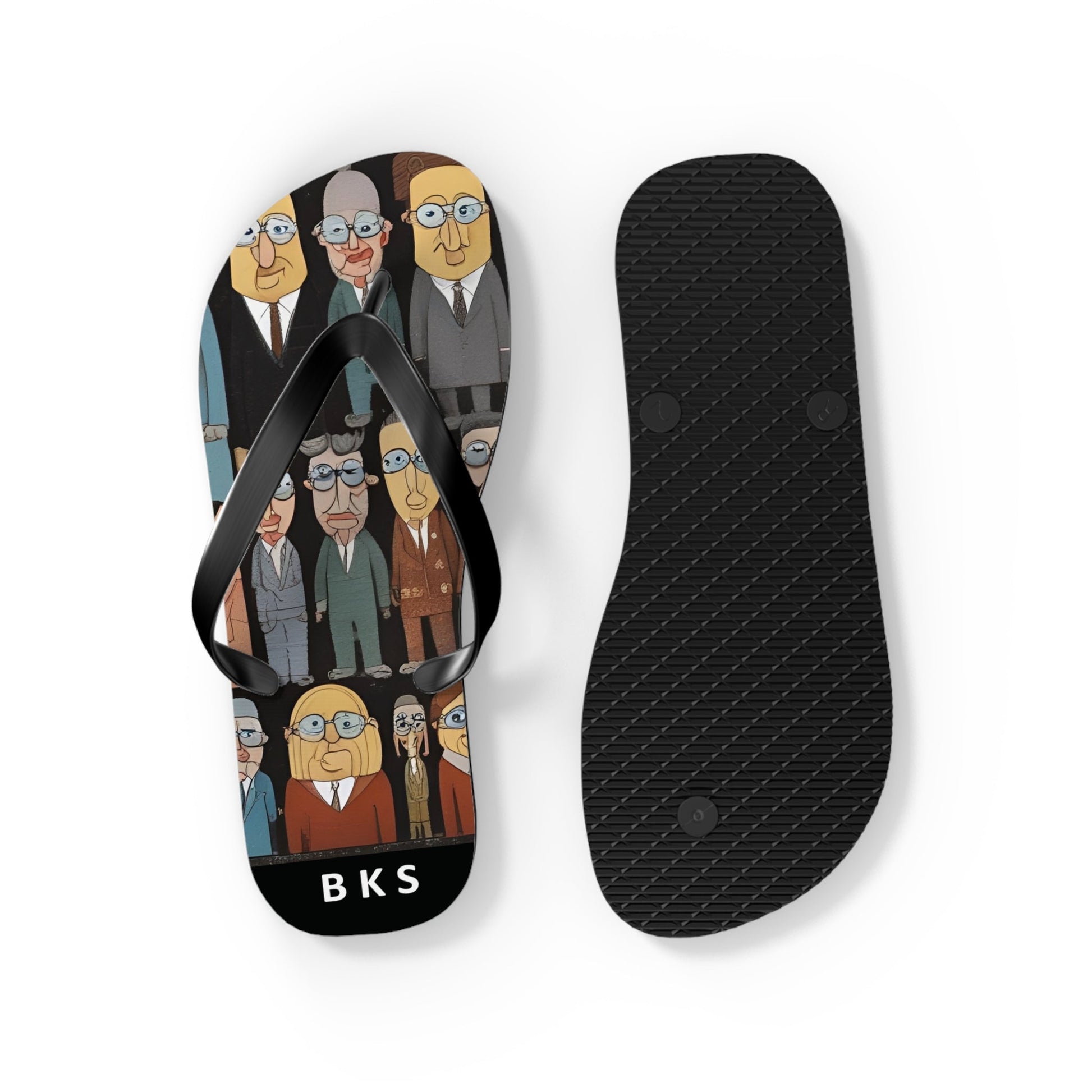 BKS Folklore Crowd™ Flip Flop Printify bakabo.club