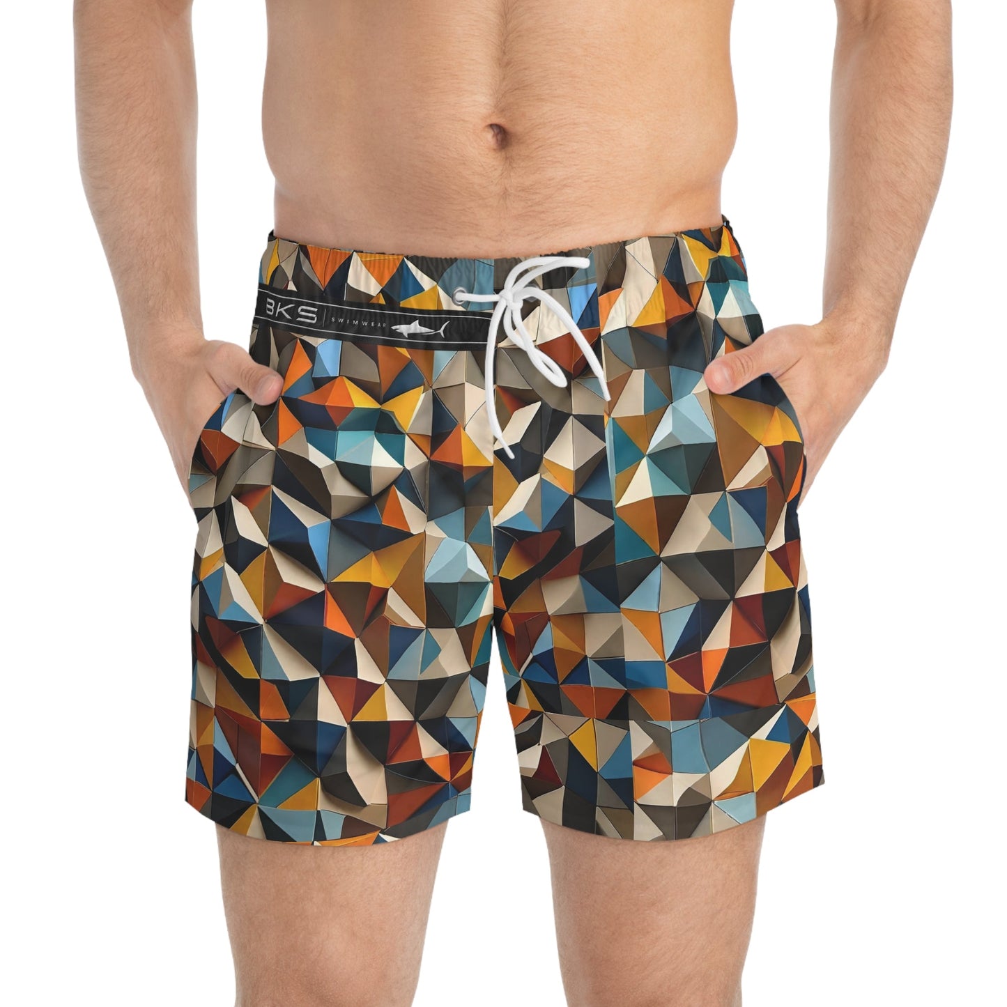 BKS Token Prism™ Swim Trunks Printify bakabo.club