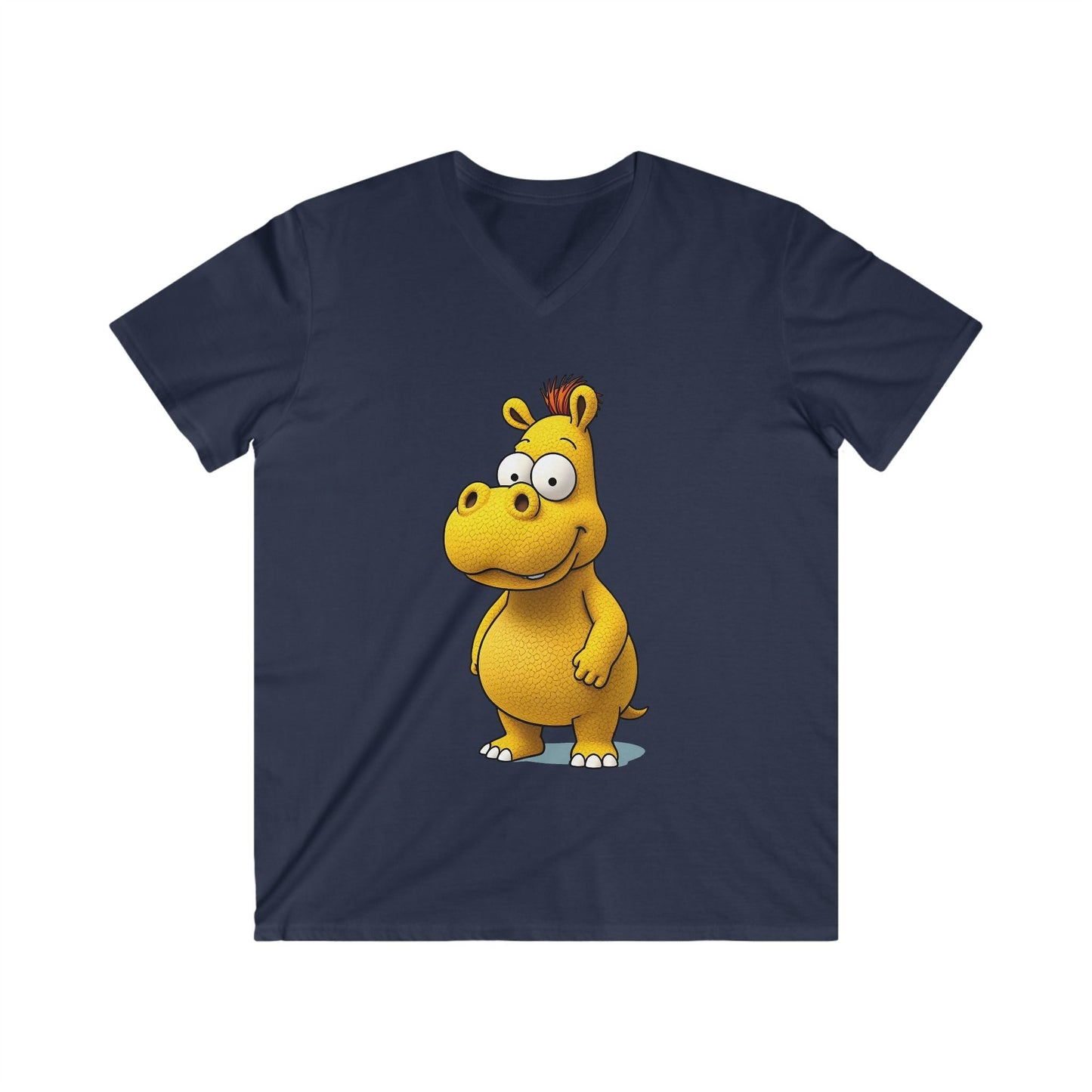 Men's Fitted V-Neck Short Sleeve Tee Printify bakabo.club