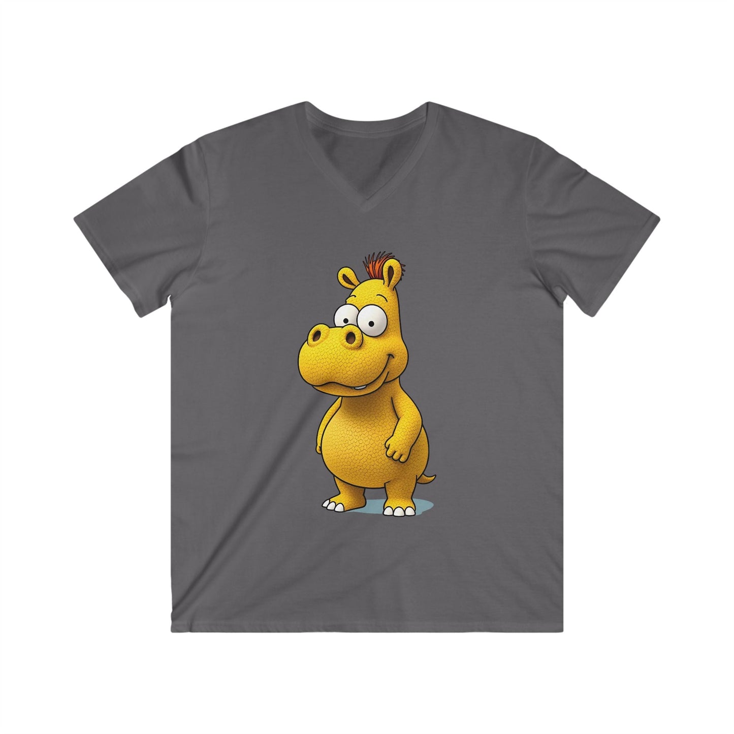 Men's Fitted V-Neck Short Sleeve Tee Printify bakabo.club