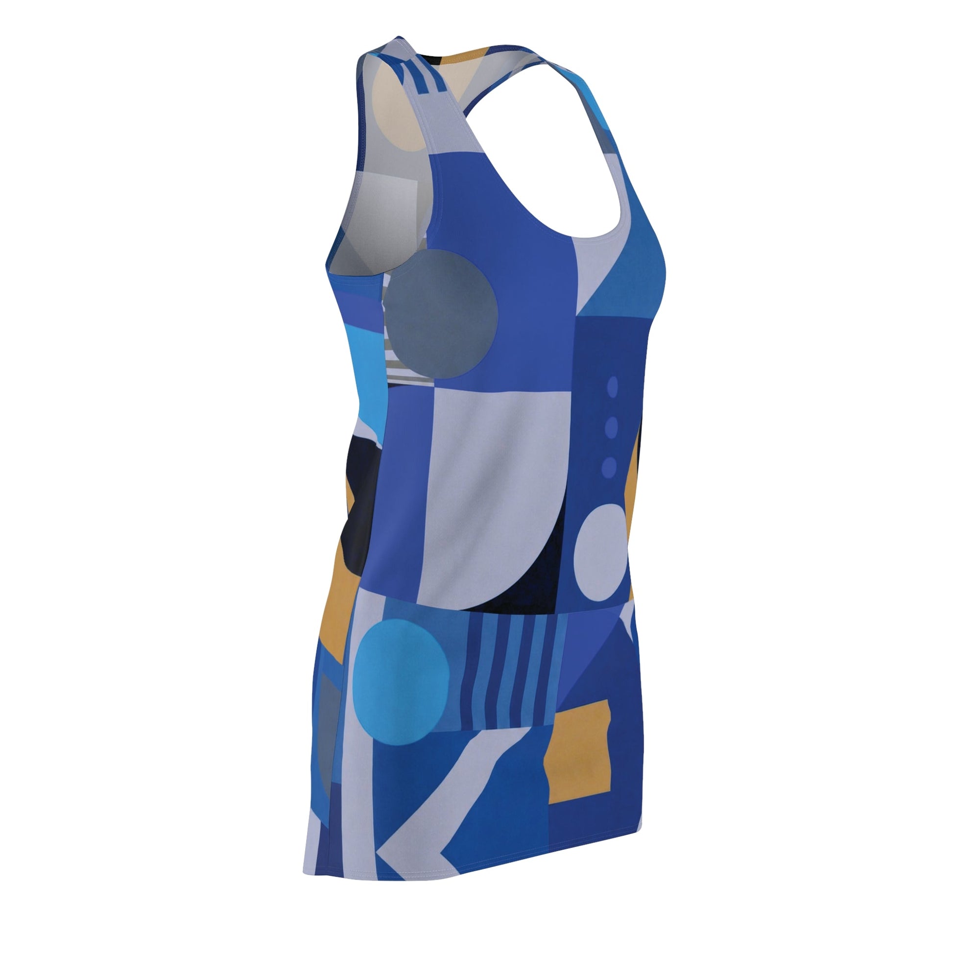 BKS Riviera Tile™ Racerback Dress Printify bakabo.club