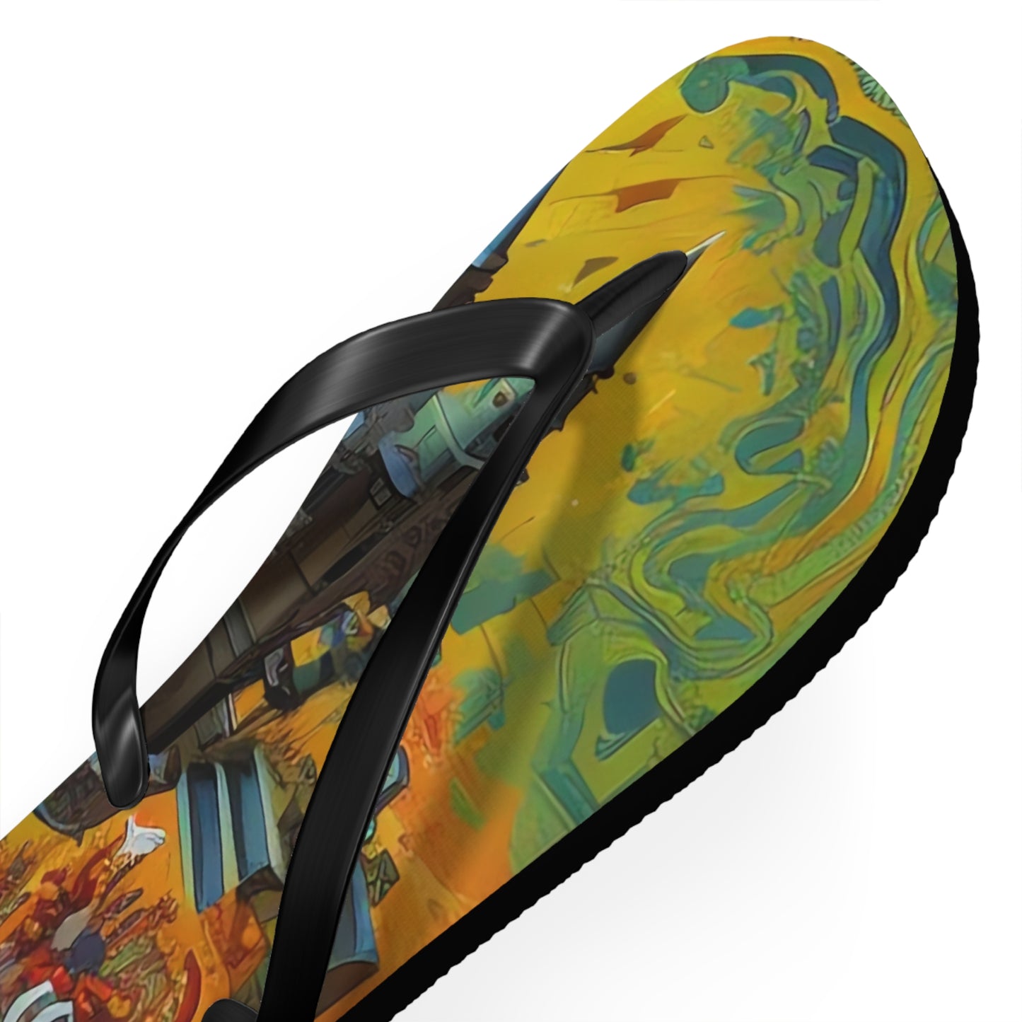 BKS Glyph Castle™ Flip Flops