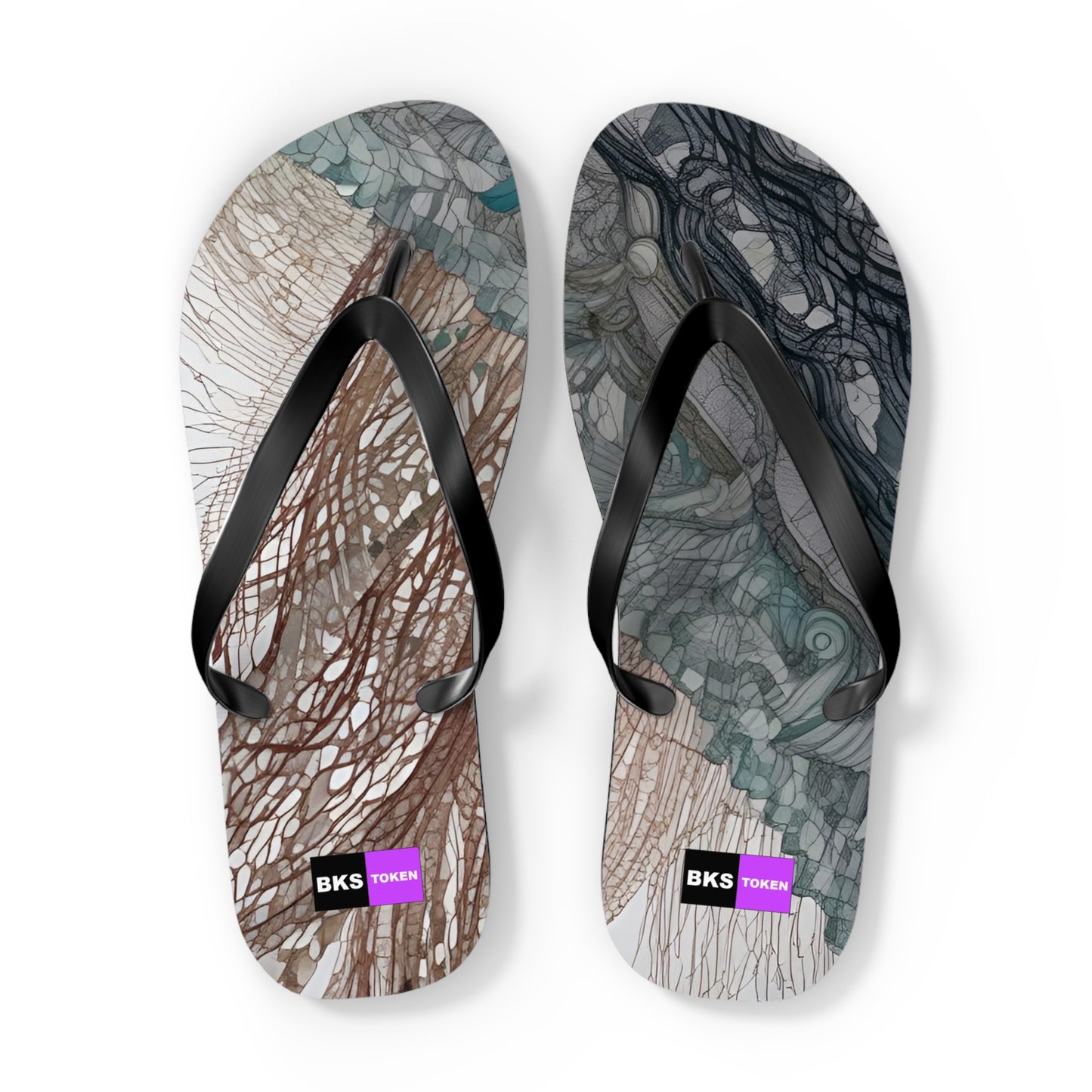 BKS Token Gold™ Flip Flops