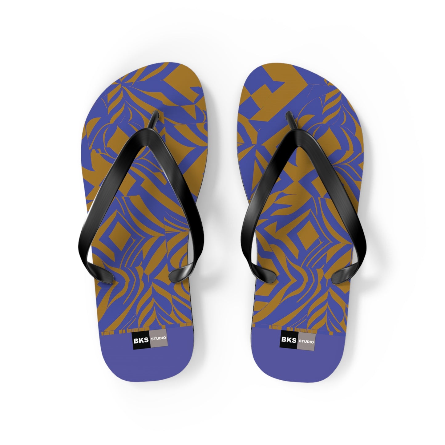 BKS Glyph Violet Gold™ Flip Flops