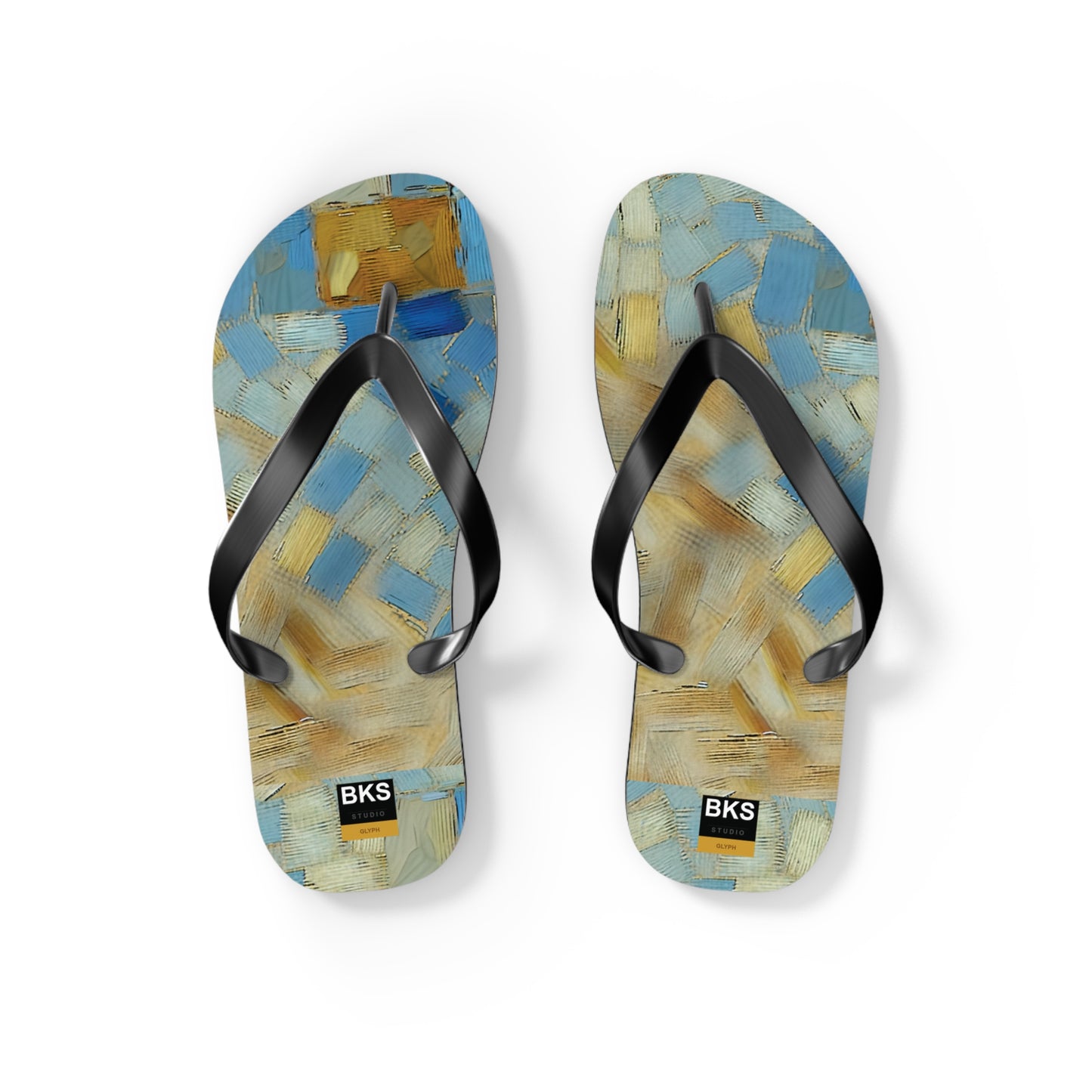 BKS Glyph Mosaic Tile™ Flip Flops