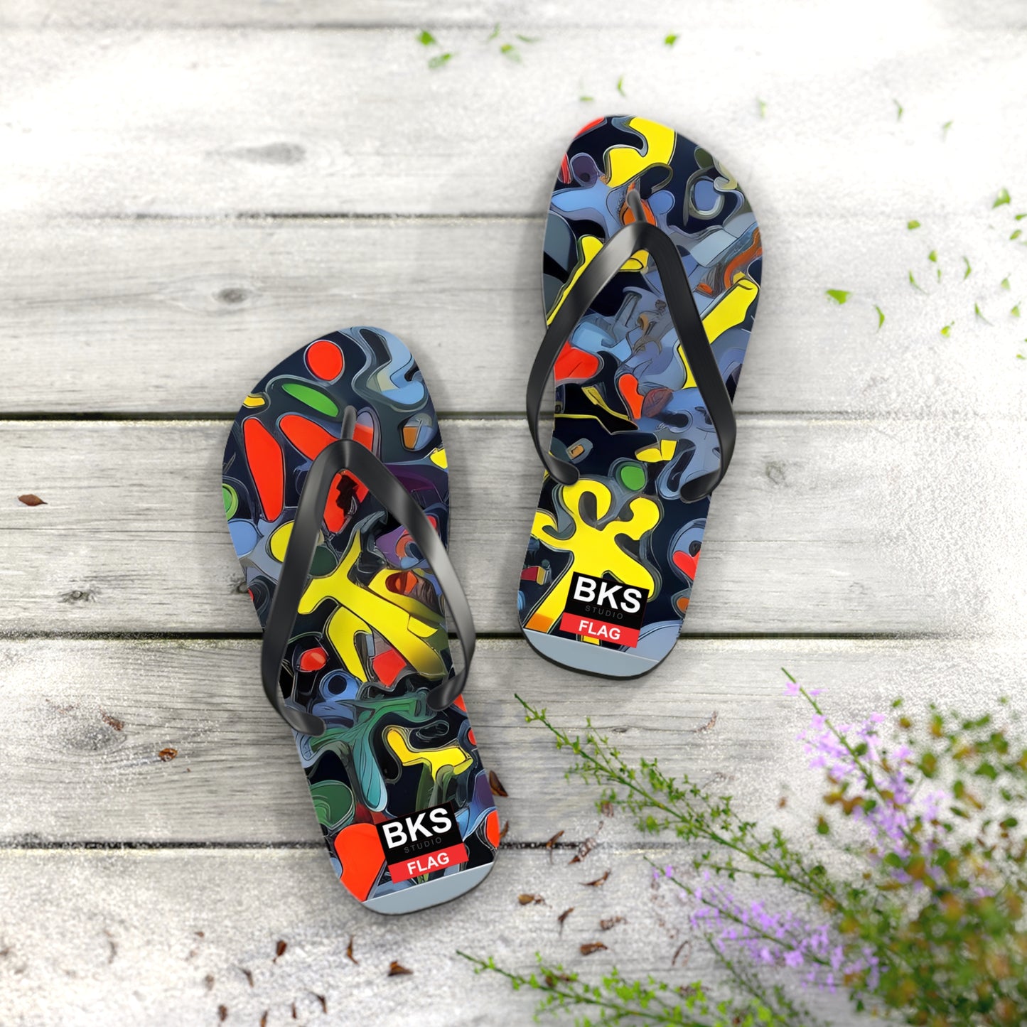 BKS Flag Haring™ Flip Flops