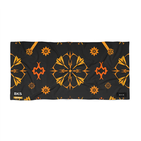 BKS Glyph Scroll™ Beach Towel