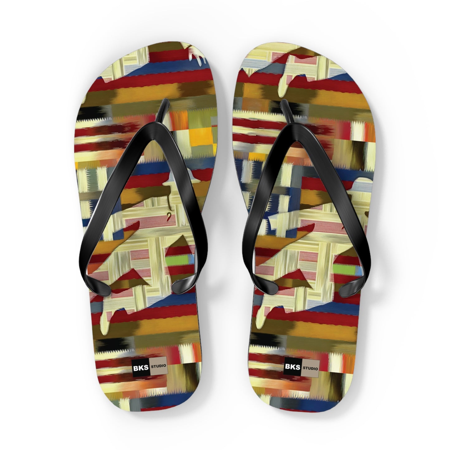 BKS Flag Colorblock Red™ Flip Flops