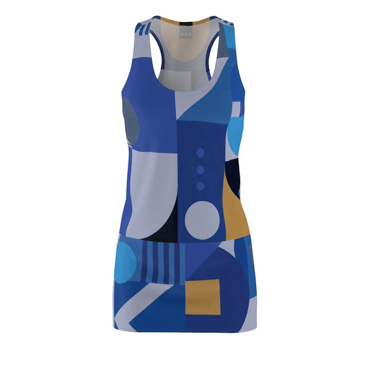 BKS Riviera Tile™ Racerback Dress Printify bakabo.club