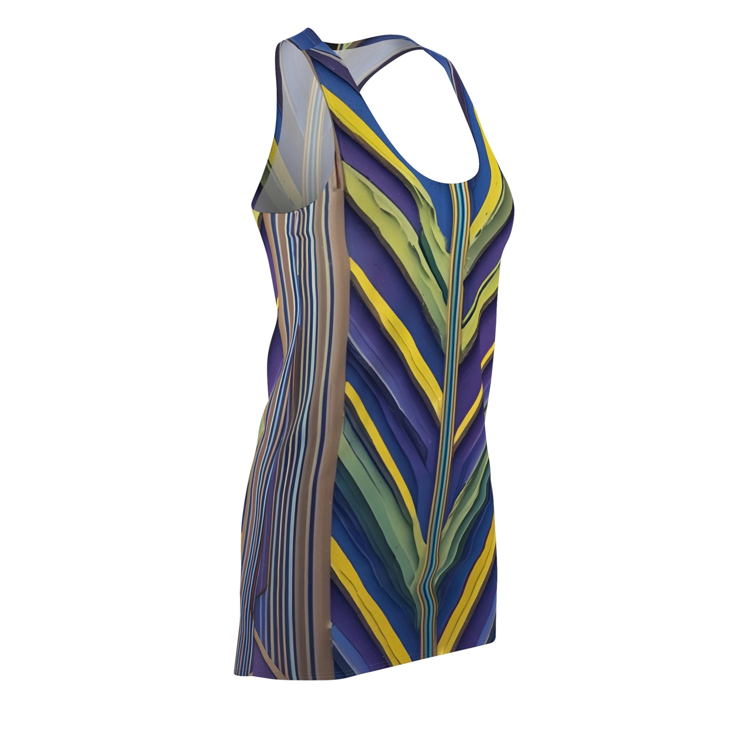 V Abstract (BKS)🎥 Women's Cut Dress