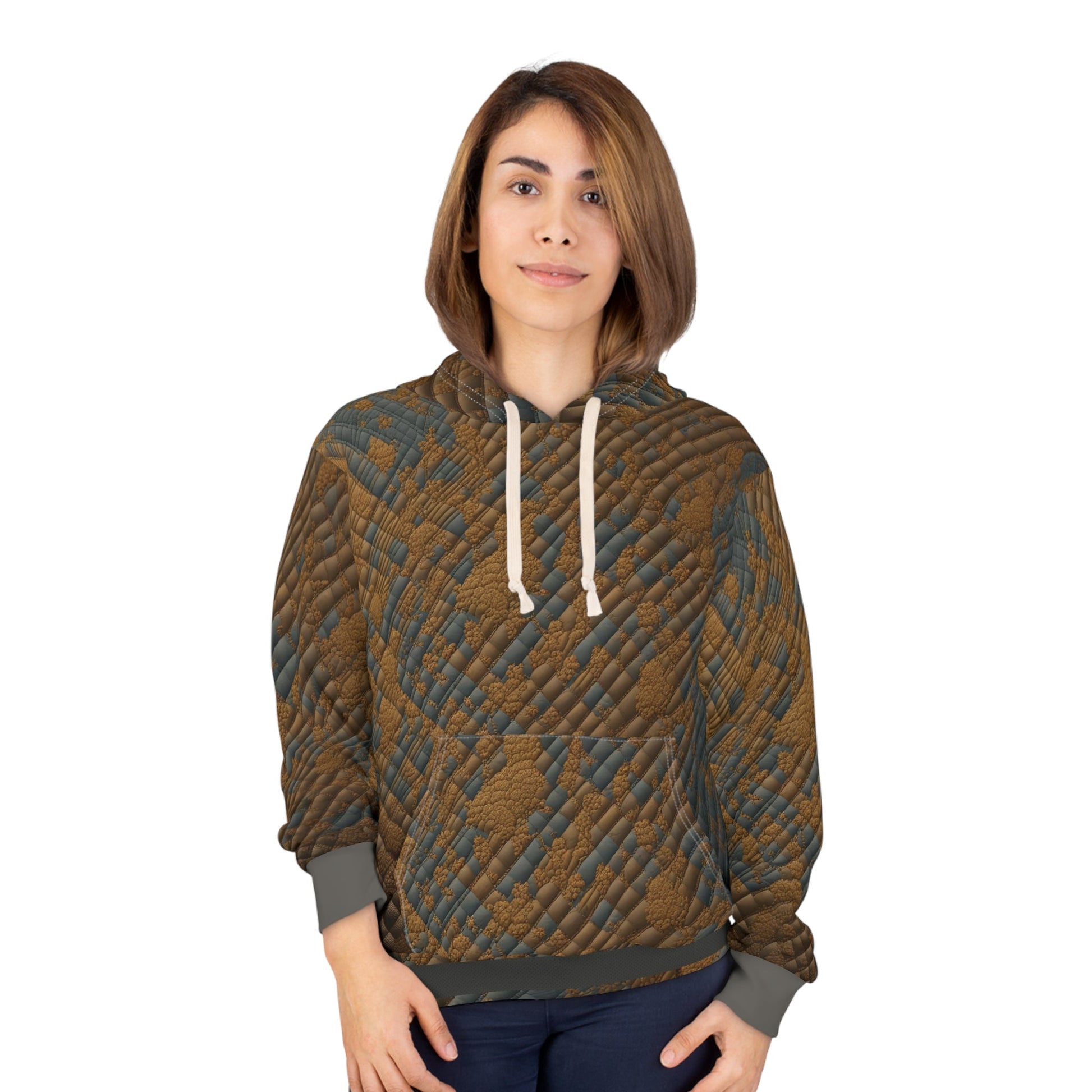 BKS Hours Quilt™ Pullover Hoodie Printify bakabo.club