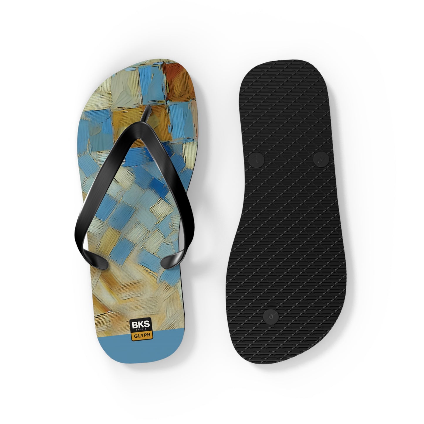 BKS Glyph Mosaic Tile™ Flip Flops