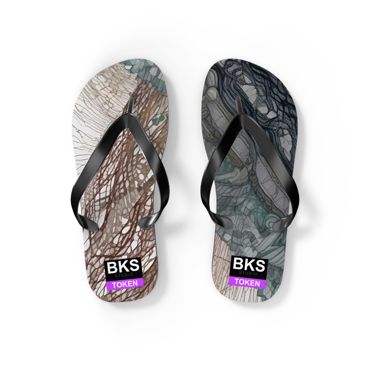 BKS Token Gold™ Flip Flops