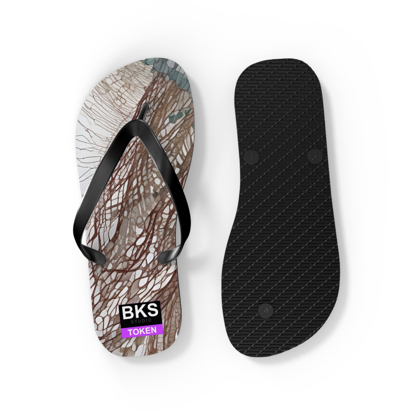 BKS Token Gold™ Flip Flops