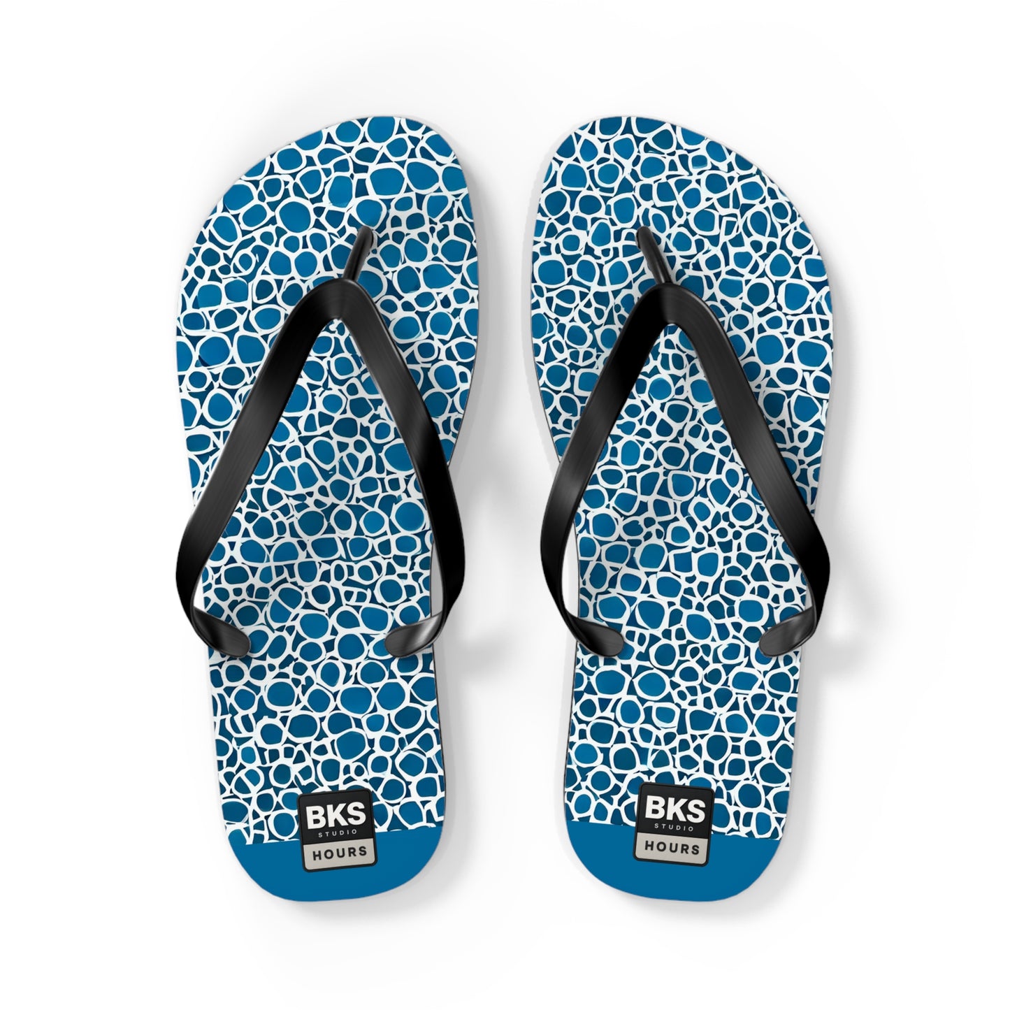 BKS Hours Blue Mosaic™ Flip Flops