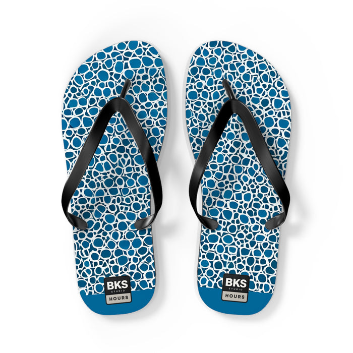 BKS Hours Blue Mosaic™ Flip Flops