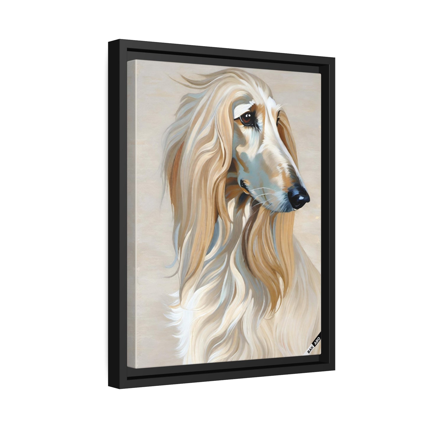 Afghan Greyhound (BKS)🐶Canvas