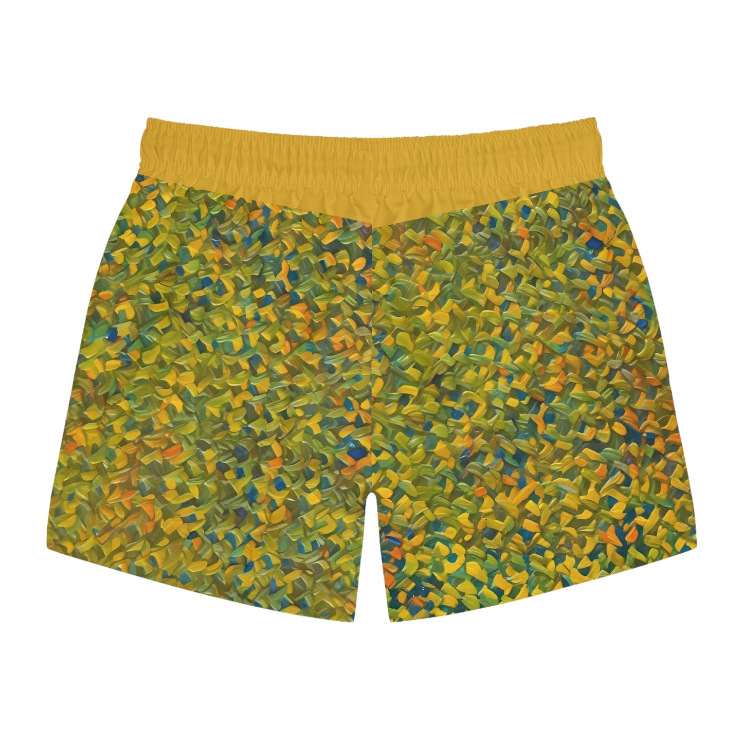 BKS Glyph Yellow Mosaic™ Swim Trunks