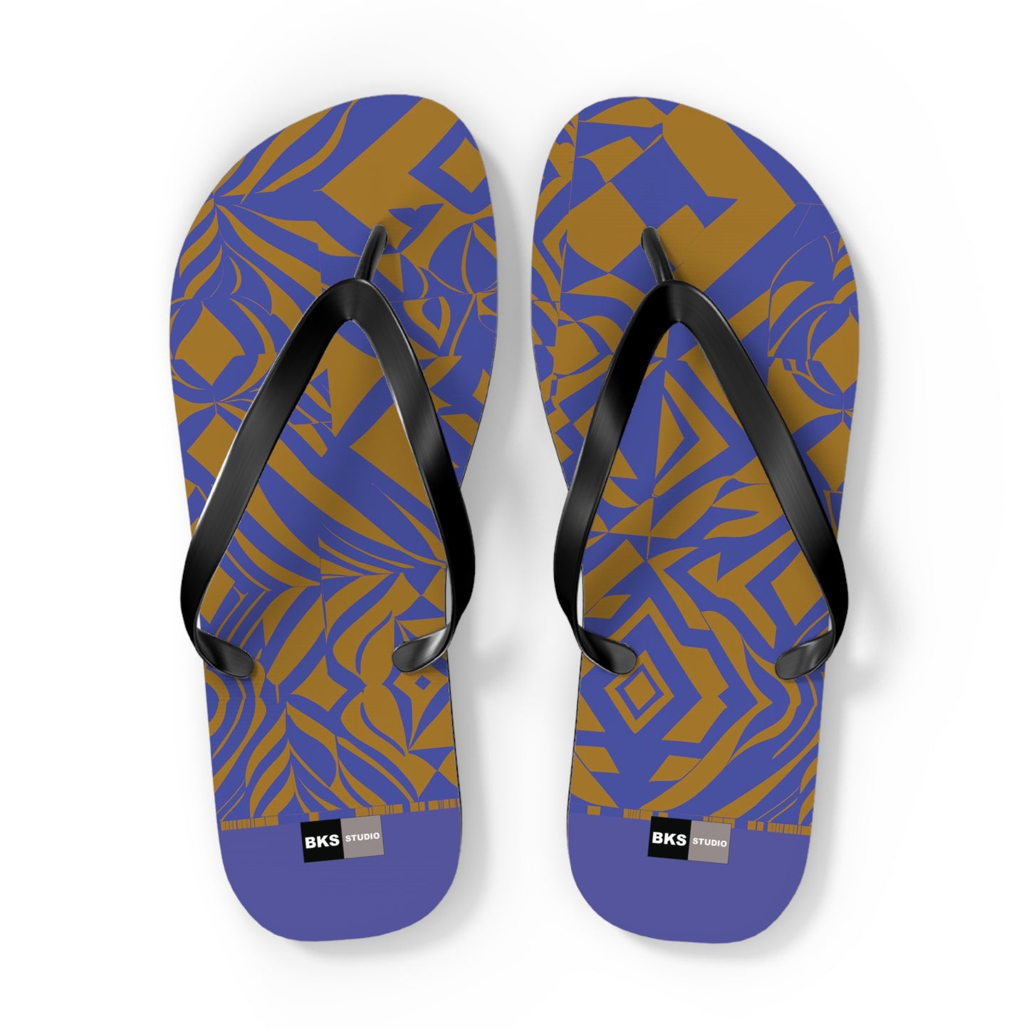 BKS Glyph Violet Gold™ Flip Flops