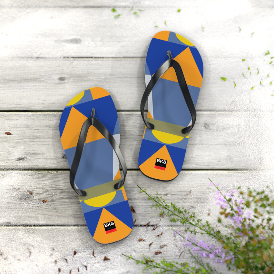 BKS Flag Colorblock Blue™ Flip Flops