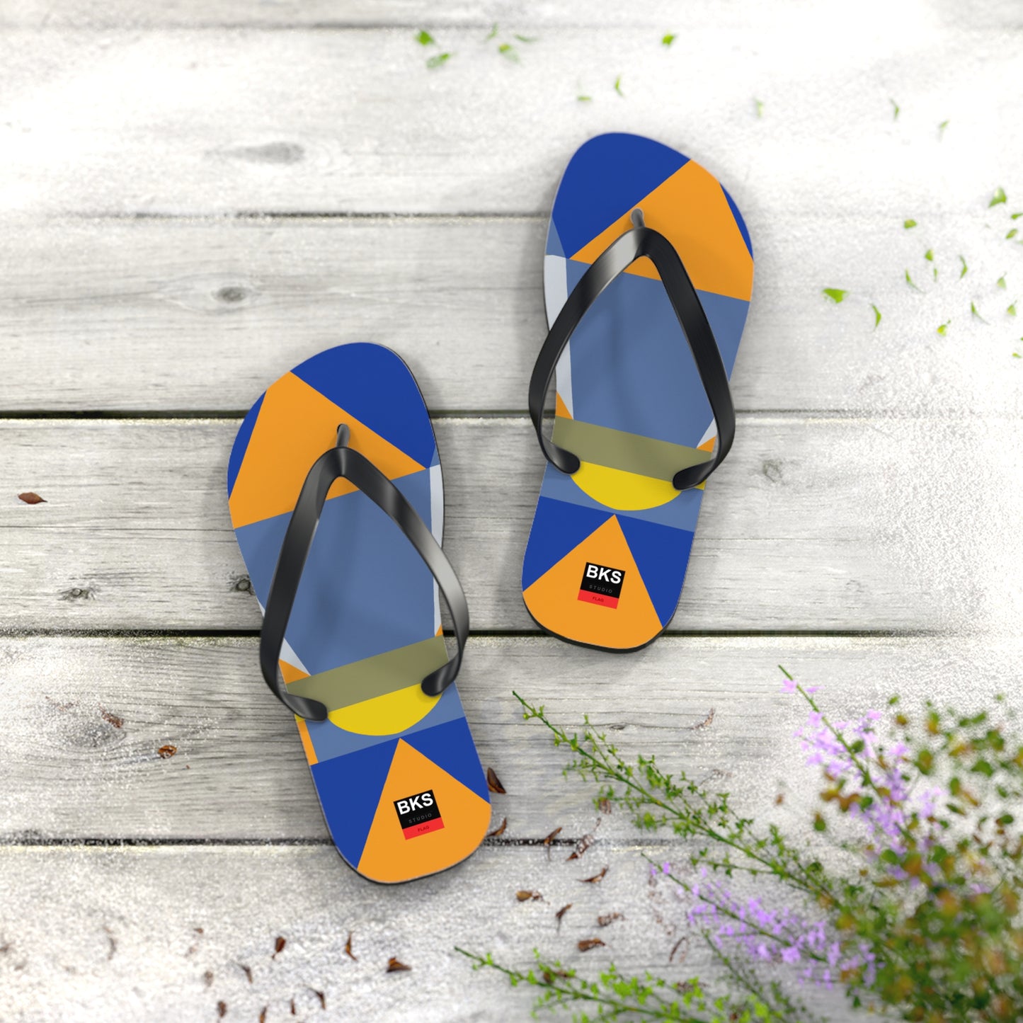 BKS Flag Colorblock Blue™ Flip Flops