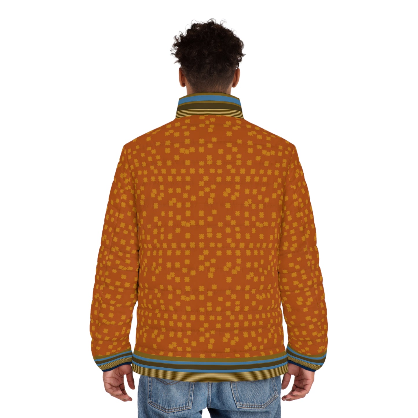 Orange X (BKS)🧥Veste matelassée