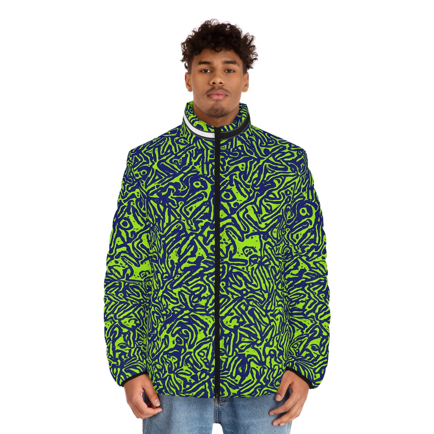 Verdant Kaleido (BKS)🌿Puffer Jacket