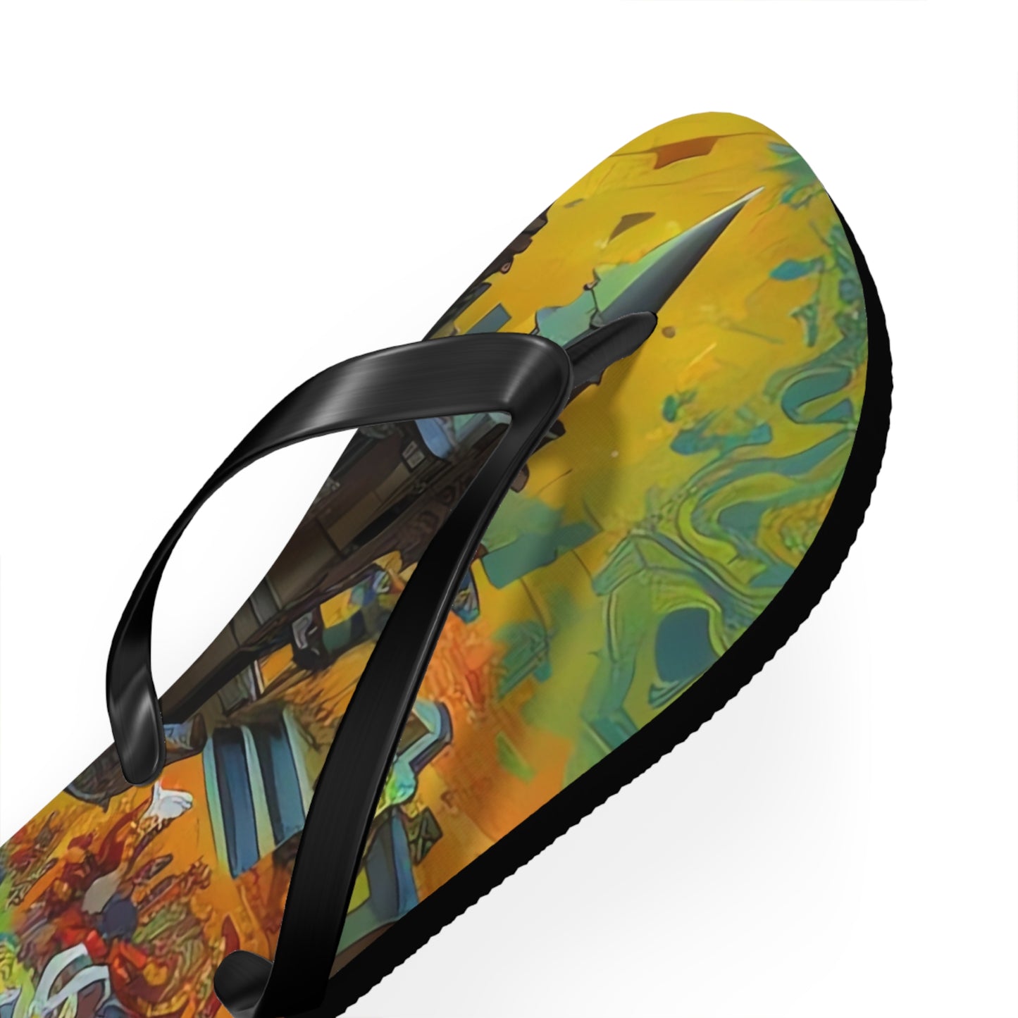BKS Glyph Castle™ Flip Flops