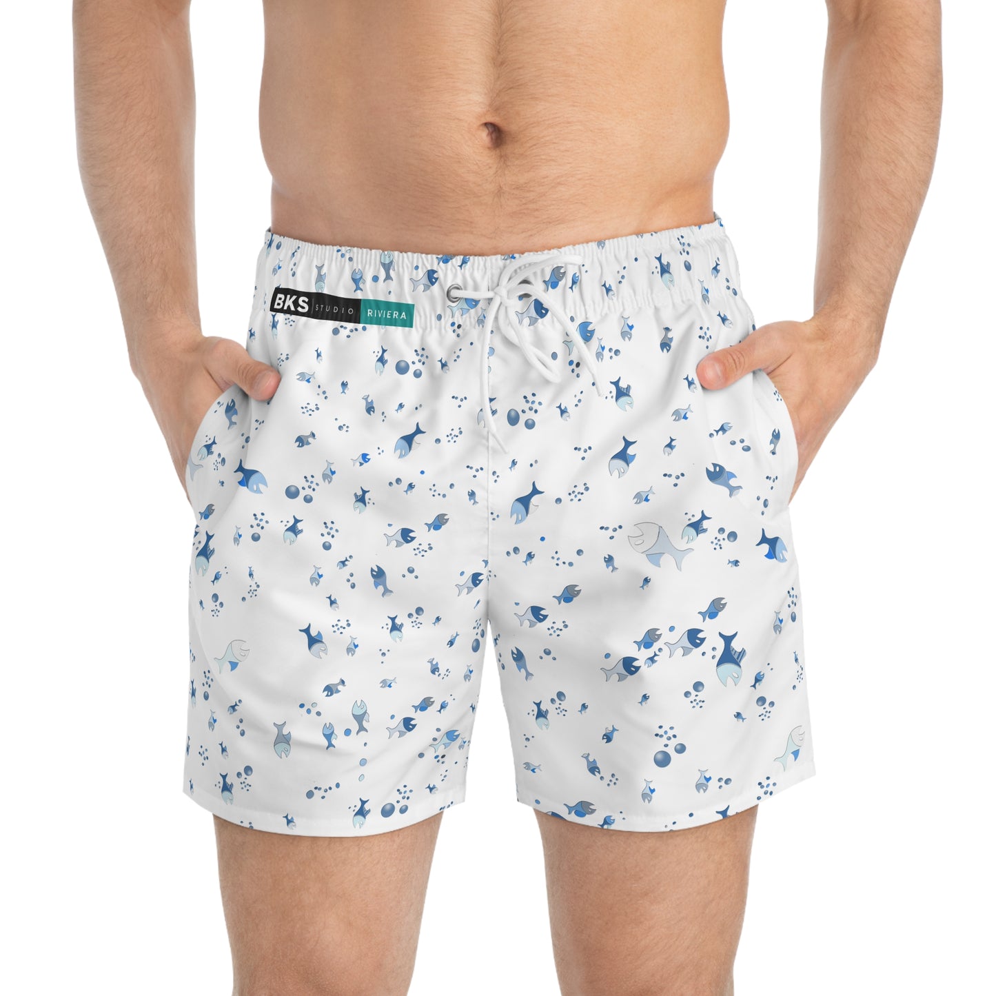 BKS Riviera Shark Fish™ Swim Trunks