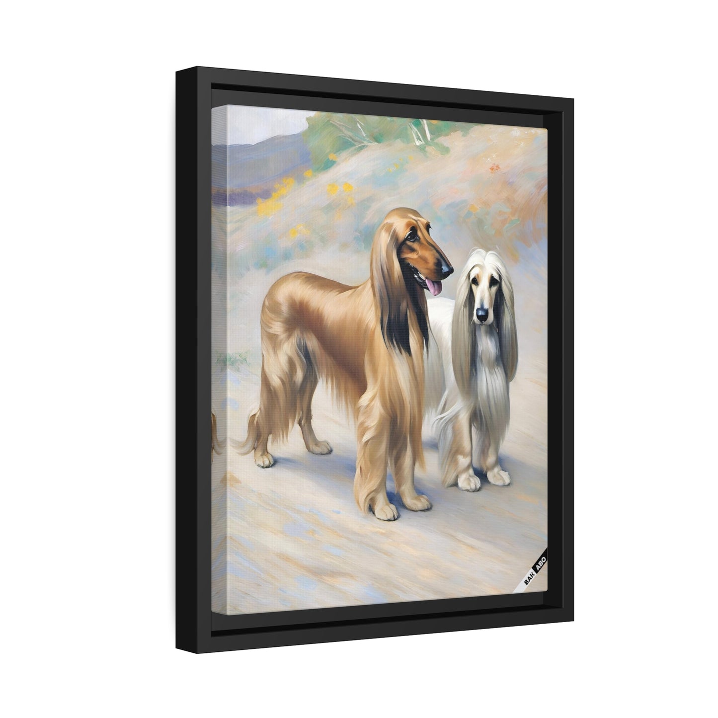 Afghan Greyhound (BKS)🐶Canvas