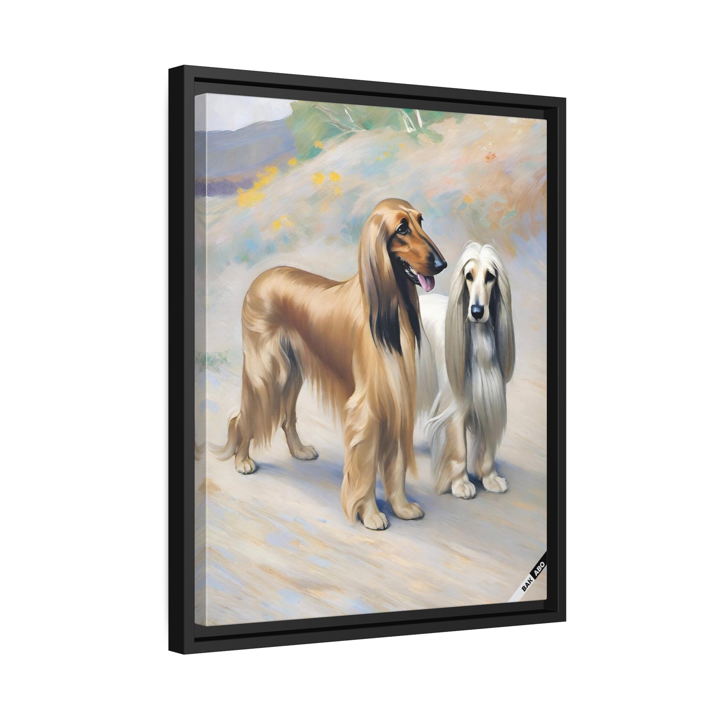 Afghan Greyhound (BKS)🐶Canvas