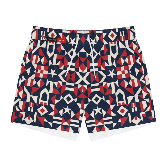 BKS Flag Navy Allover™ Badeshorts
