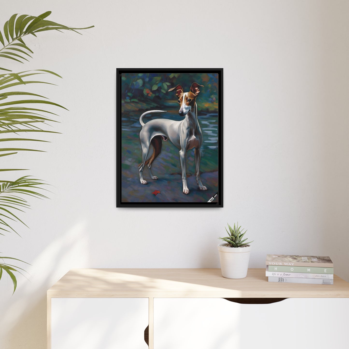 Homebound Hound (BKS)🐶Canvas