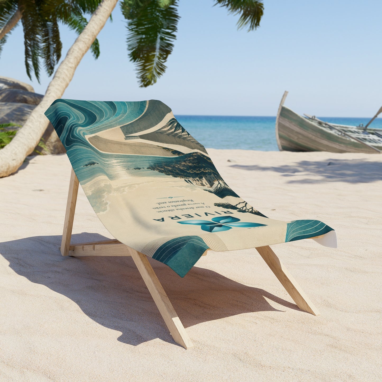 BKS Riviera Verse™ Beach Towel