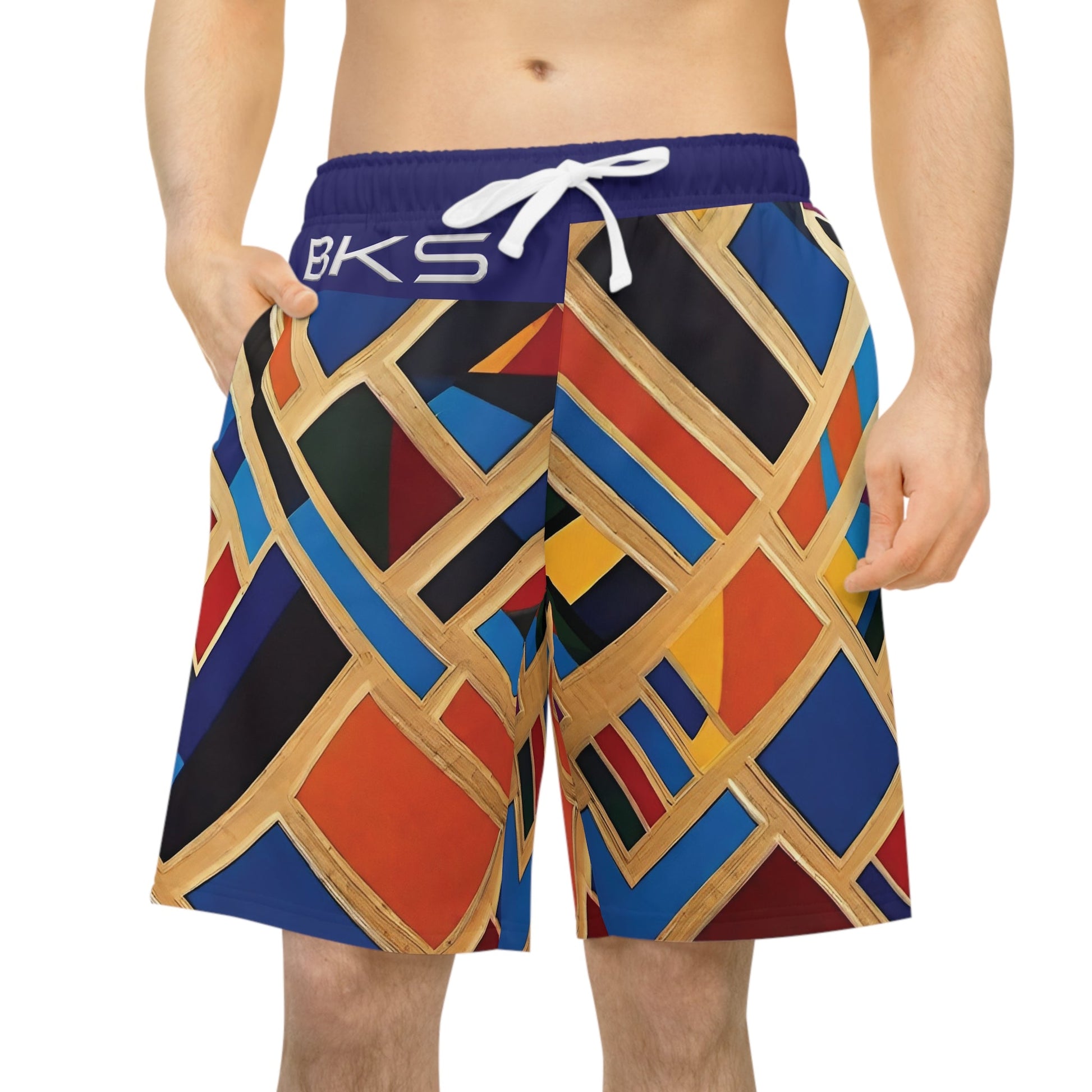 BKS Marker Frame™ Athletic Long Shorts Printify bakabo.club
