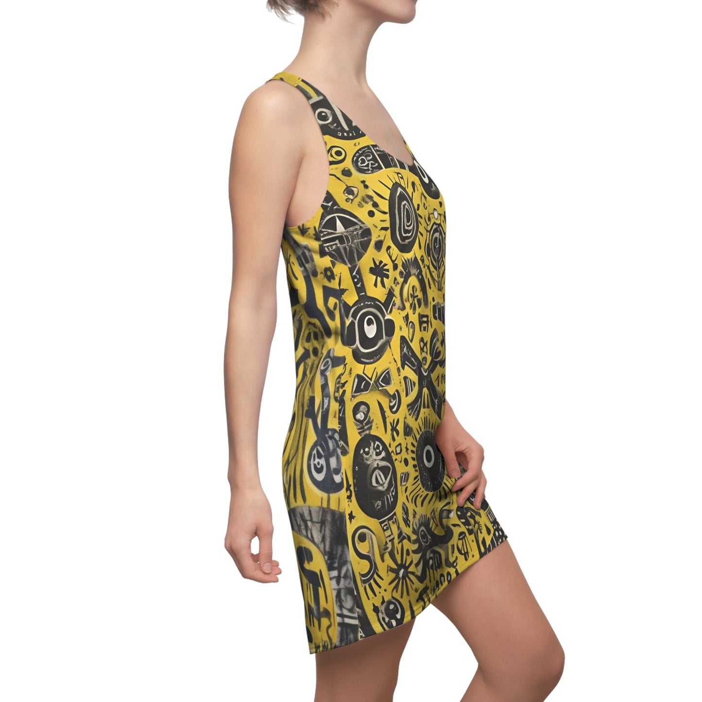BKS Marker Tag™ Racerback Dress Printify bakabo.club