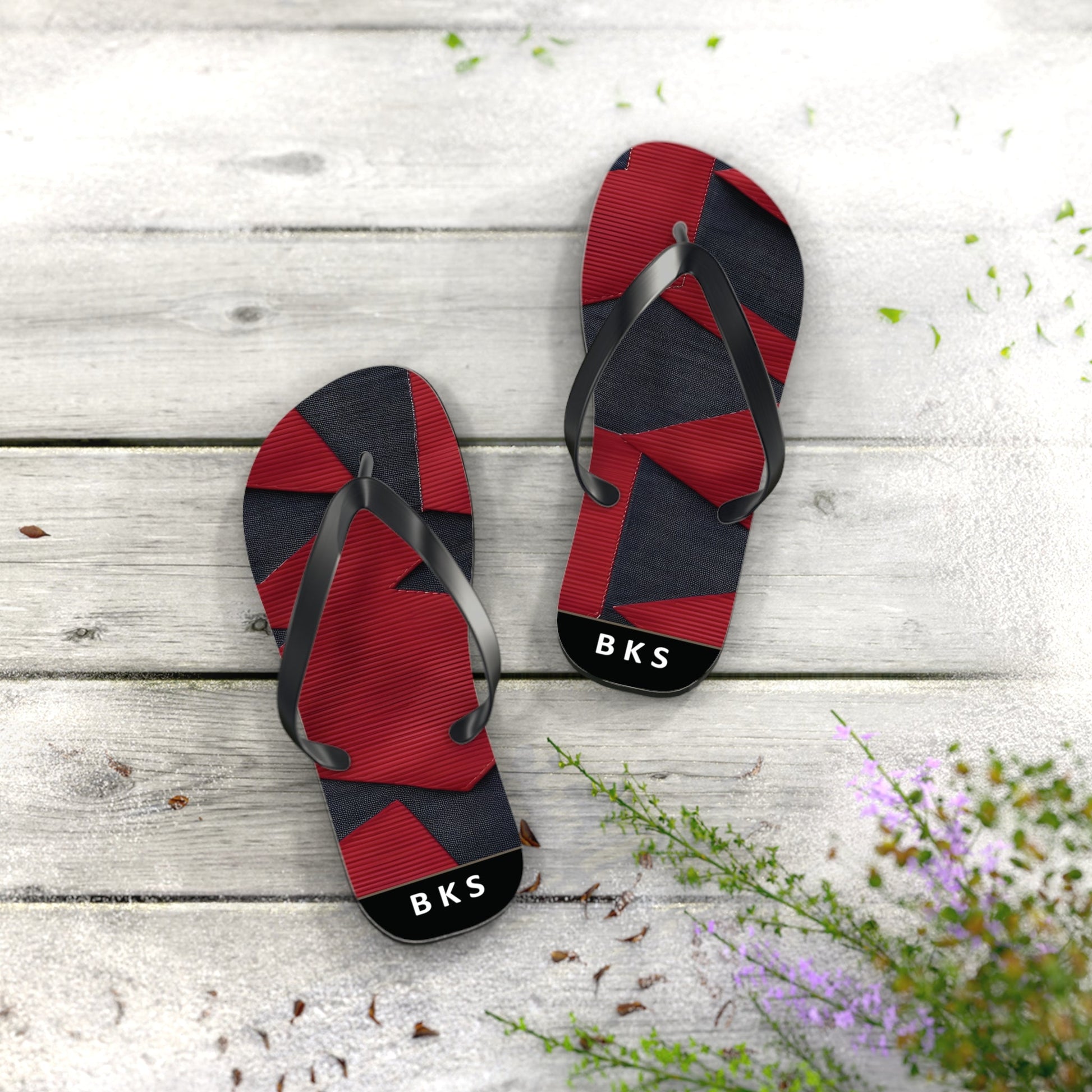 BKS Flag Slate™ Flip Flop Printify bakabo.club