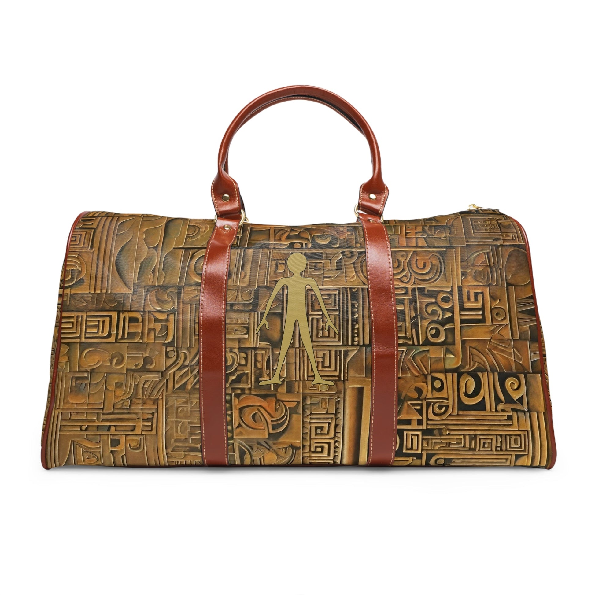 BKS Glyph Relief™ Travel Bag Printify bakabo.club