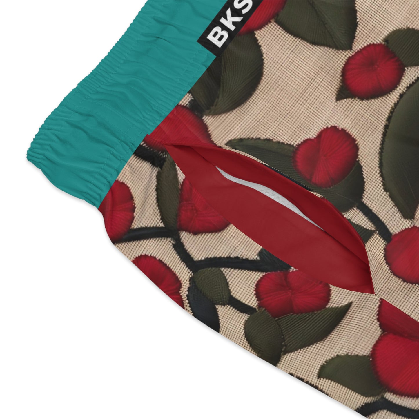 BKS Riviera Floral Poppy™ Swim Trunks