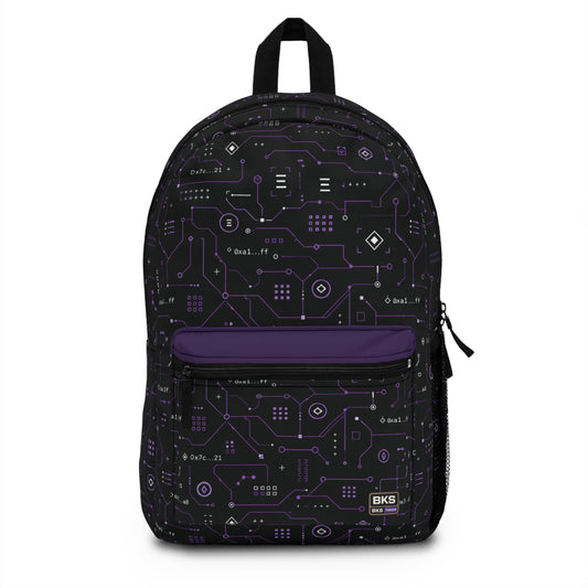 Token Circuit Hash™ Backpack — front view