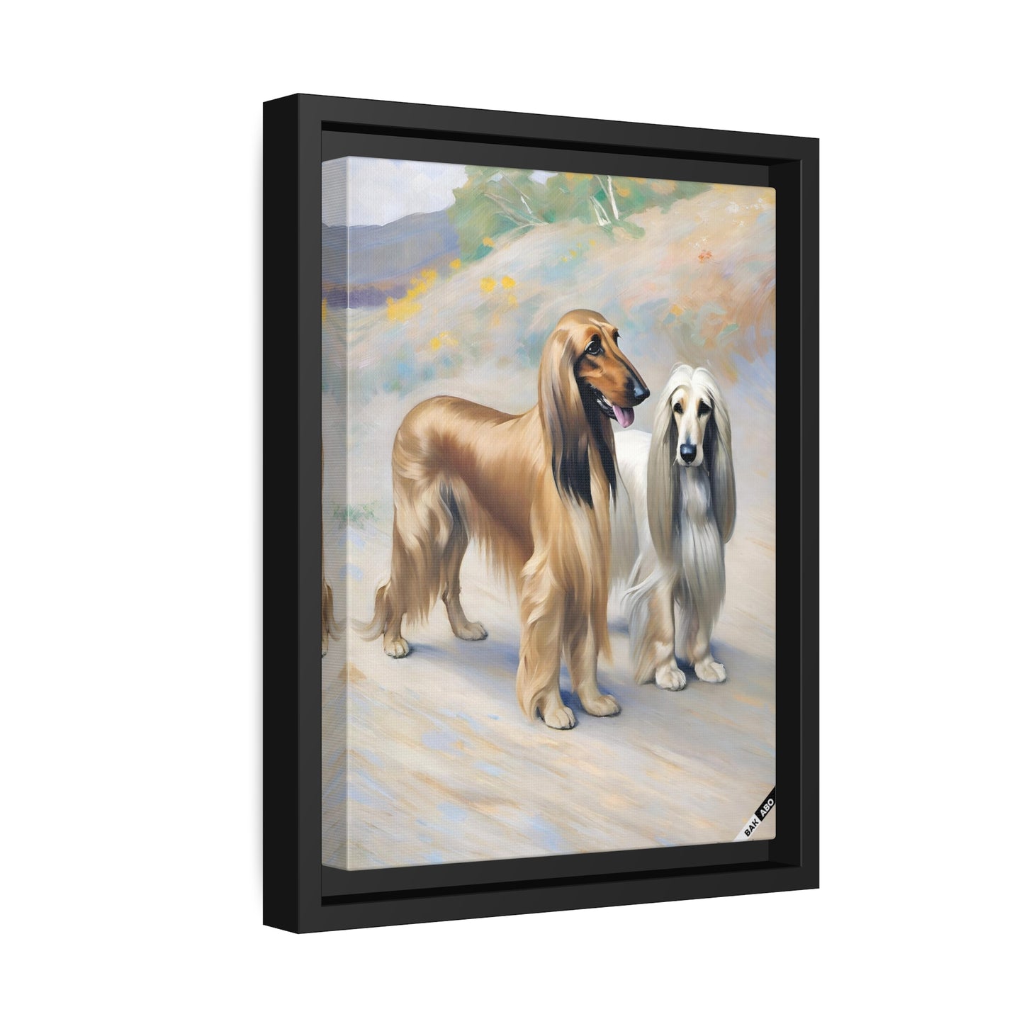 Afghan Greyhound (BKS)🐶Canvas