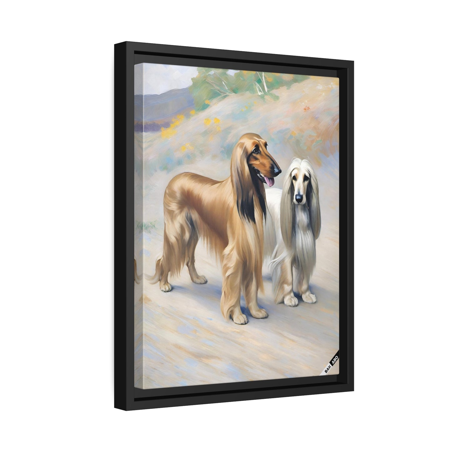 Afghan Greyhound (BKS)🐶Canvas